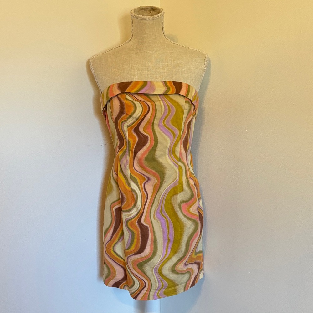Wild Fable Multi-Way Psychedelic Swirl Mini Dress | NWT | Size M